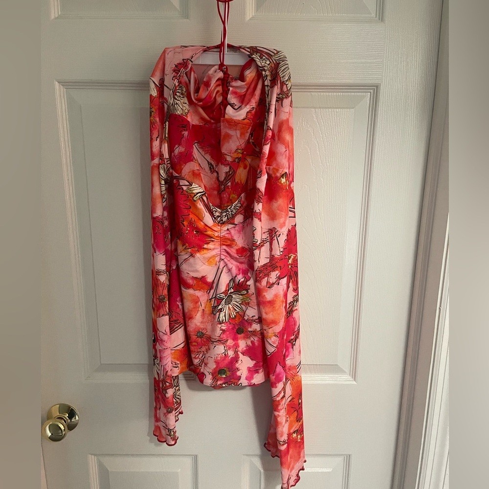 Tiger Mist Lovilla Dress Red Floral - Picture 2 of 5